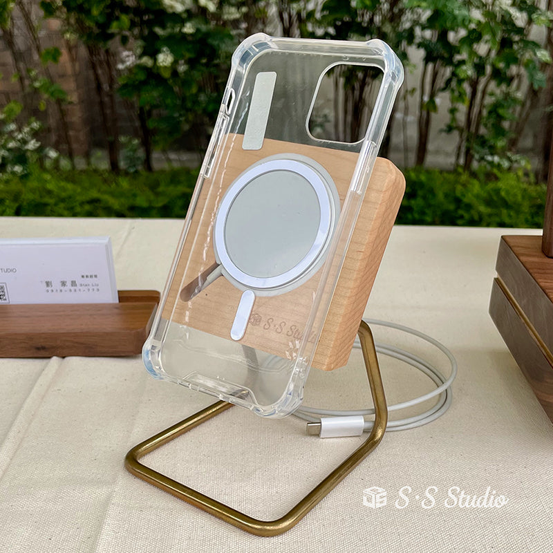 實木無線充電支架 / Wooden MagSafe Charging Stand