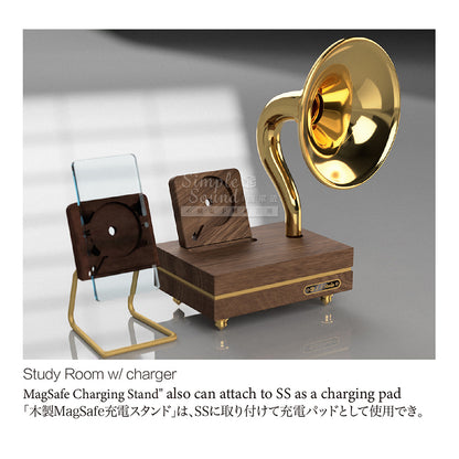 SimpleSound 簡單放 | 不插電的自然魅力 木質手機擴音座
