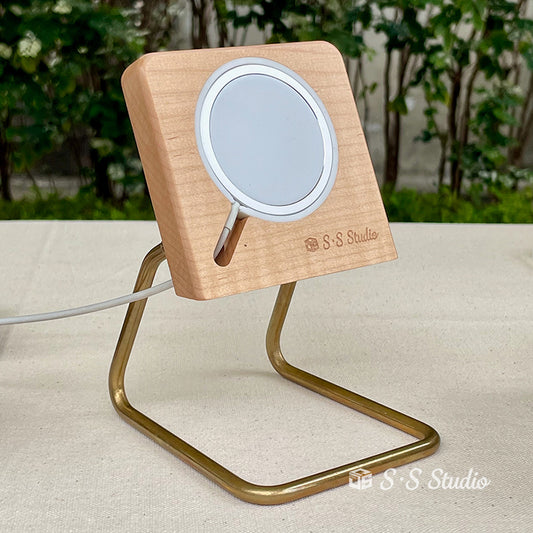 實木無線充電支架 / Wooden MagSafe Charging Stand
